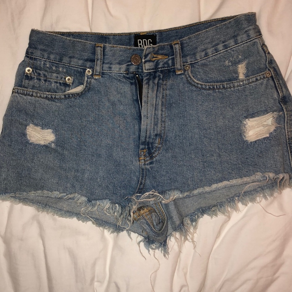 size 27 BDG (Urban Outfitters) denim cutoff shorts